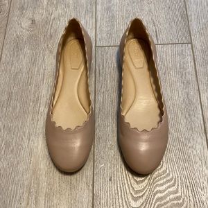 Chloe “Lauren” Nude Flat, Size 37, NEW WITHOUT BOX